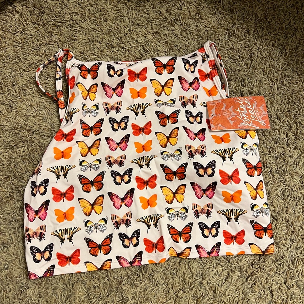 Kortni Jeane Butterfly Swim Top